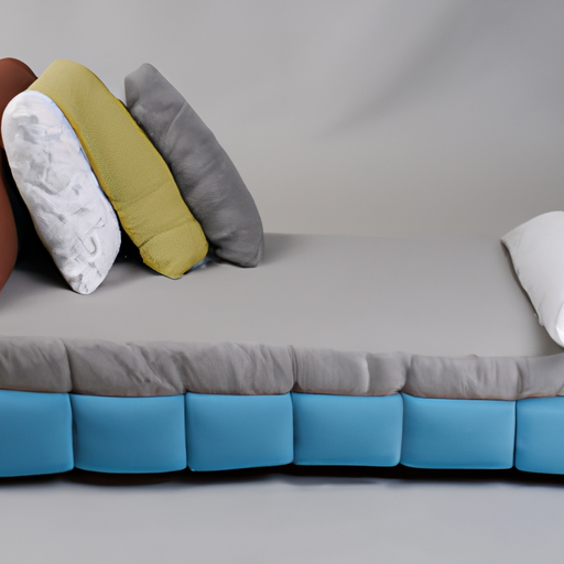 Komfortowe łóżko z grubą kołdrą i poduszkami, zapewniające ukojenie podczas snu