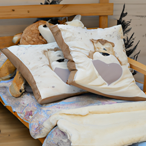 Luksusowe łóżko z grubej kołdry i poduszkami, zapewniające najwyższy komfort